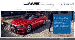 Desktop Screenshot of amb-autowelt.de